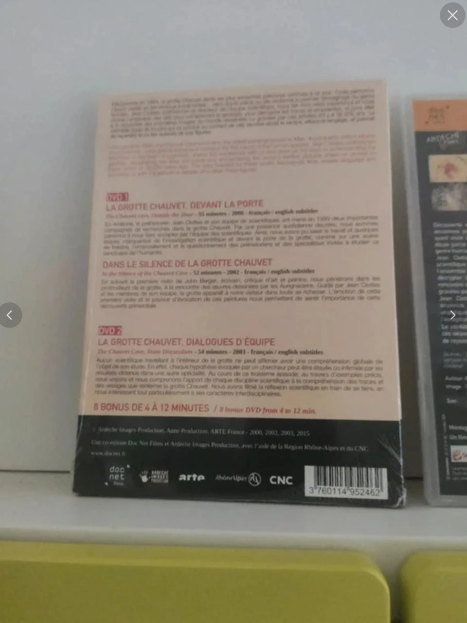 Coffret DVD sur la grotte Chauvet en Ardeche – photo 4